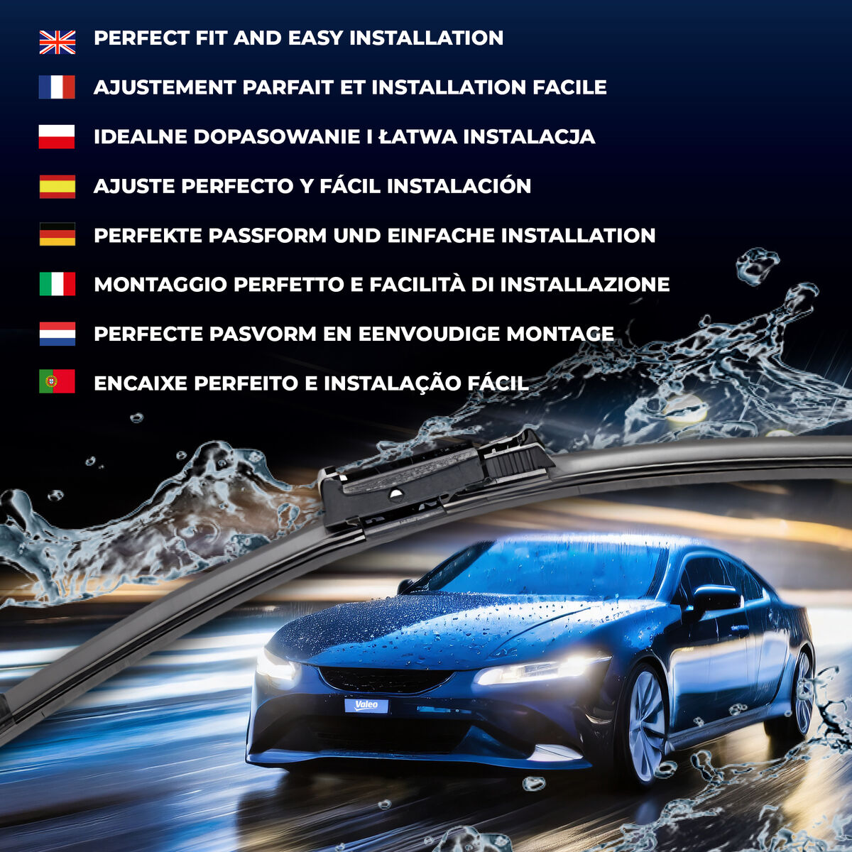 VALEO 1000498662 574464 - Ablaktörlő lapát